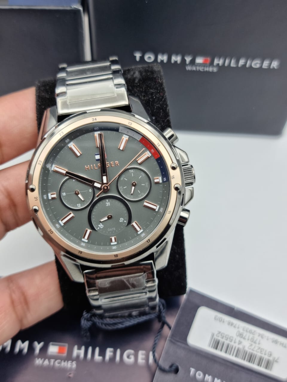 Buy Tommy Hilfiger Quartz Stainless Steel Grey Dial 45mm Watch for Men - 1791790 in Pakistan