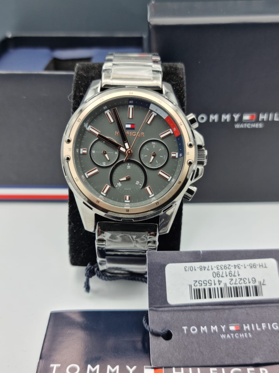 Buy Tommy Hilfiger Quartz Stainless Steel Grey Dial 45mm Watch for Men - 1791790 in Pakistan