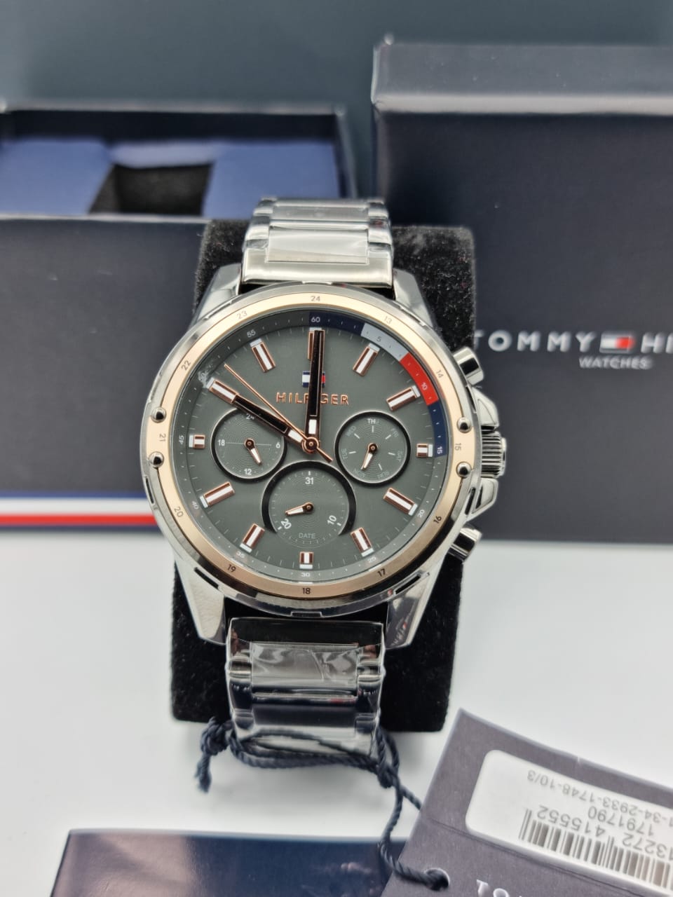 Buy Tommy Hilfiger Quartz Stainless Steel Grey Dial 45mm Watch for Men - 1791790 in Pakistan