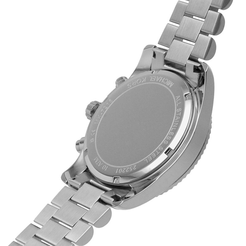 Buy Michael Kors Womens Quartz Lexington Silver Stainless Steel Blue Dial 38mm Watch - Mk7215 in Pakistan