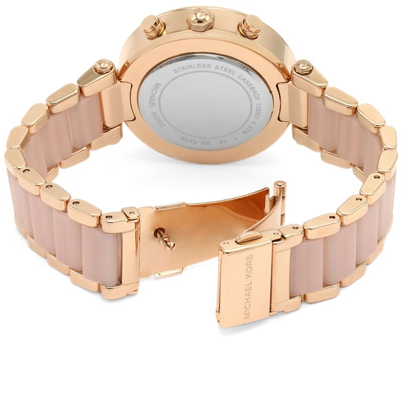 Buy Michael Kors Womens Quartz Parker Stainless Steel Rose Gold Dial 39mm Watch - Mk5896 in Pakistan