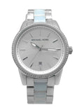 Buy Michael Kors Blue & Silver Steel Strap Silver Dial Women's Watch - Mk6348 in Pakistan