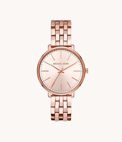 Buy Michael Kors Women's Pyper Three-hand Rose Gold-tone Stainless Steel Watch - Mk3897 in Pakistan