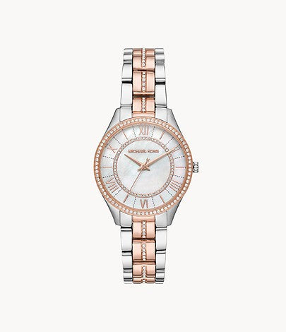 Buy Michael Kors Women's Lauryn Three-hand Two-tone Stainless Steel Watch - Mk3979 in Pakistan
