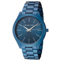 Buy Michael Kors Slim Runway Navy Blue Dial Blue Stainless Steel Strap Unisex Watch - Mk4503 in Pakistan