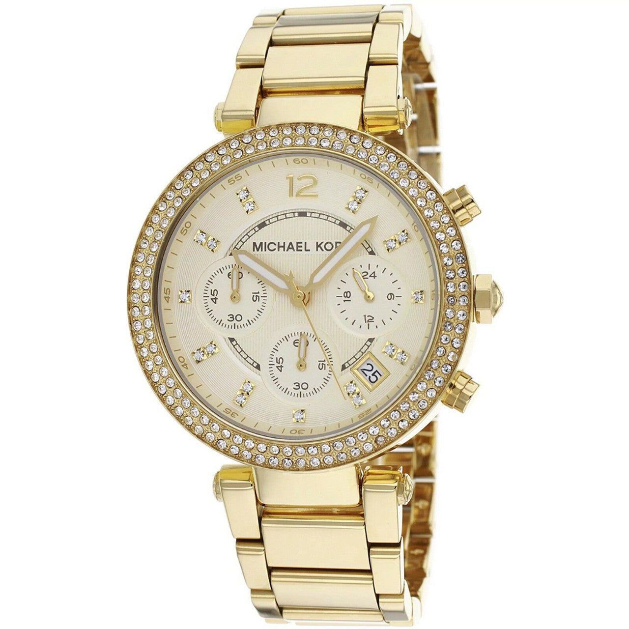Buy Michael Kors Womens Quartz Stainless Steel Champagne Dial 39mm Watch - Mk5354 in Pakistan
