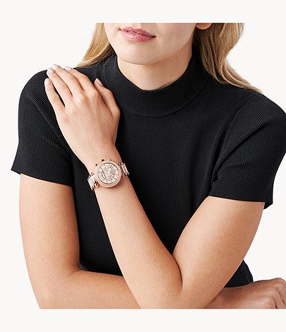 Buy Michael Kors Womens Quartz Parker Stainless Steel Rose Gold Dial 39mm Watch - Mk5896 in Pakistan