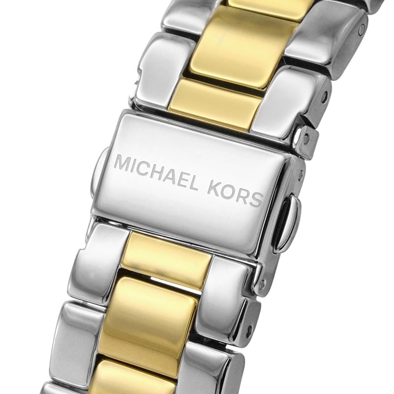Buy Michael Kors Womens Quartz Chronograph Ritz Two Tone Stainless Steel White Dial 37mm Watch - Mk6474 in Pakistan