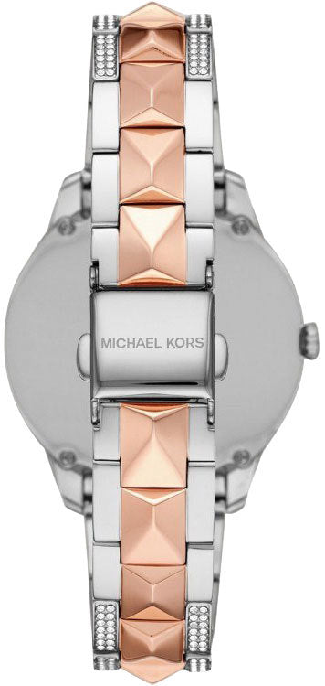 Buy Michael Kors Womens Quartz Runway Mercer Stainless Steel Silver Crystal Dial 38mm Watch - Mk6716 in Pakistan