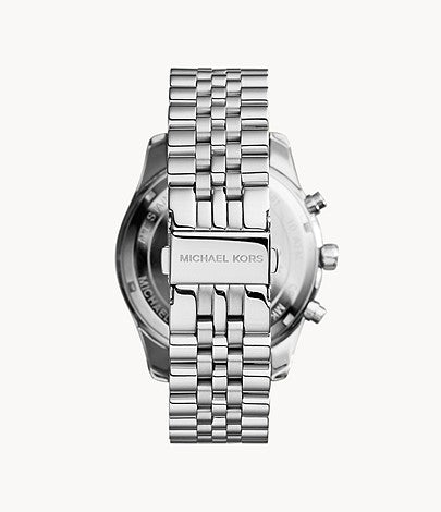 Buy Michael Kors Men’s Chronograph Quartz Stainless Steel Silver Dial 45mm Watch - MK8405 in Pakistan