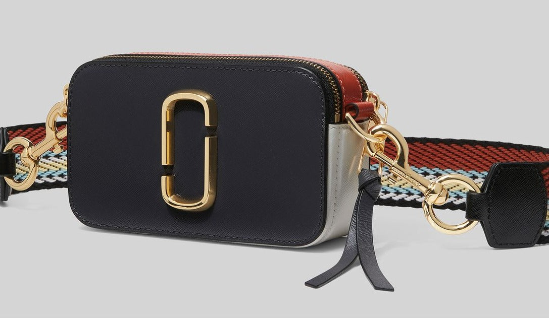 Buy Marc Jacobs The Snap Shot Bag Small - Cylinder Gray Multi in Pakistan