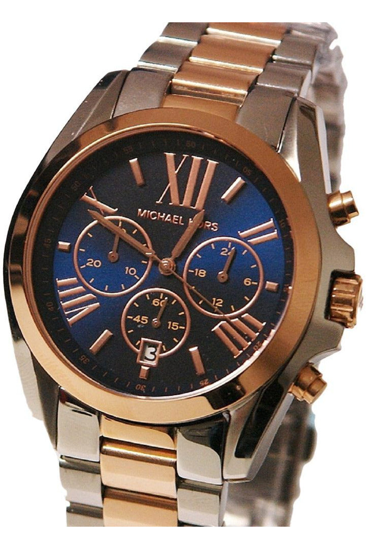 Buy Michael Kors Mens Chronograph Quartz Stainless Steel Blue Dial 43mm Watch - 5606 in Pakistan