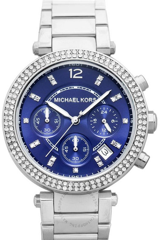 Buy Michael Kors Women’s Quartz Stainless Steel Blue Dial 39mm Watch - 6117 in Pakistan