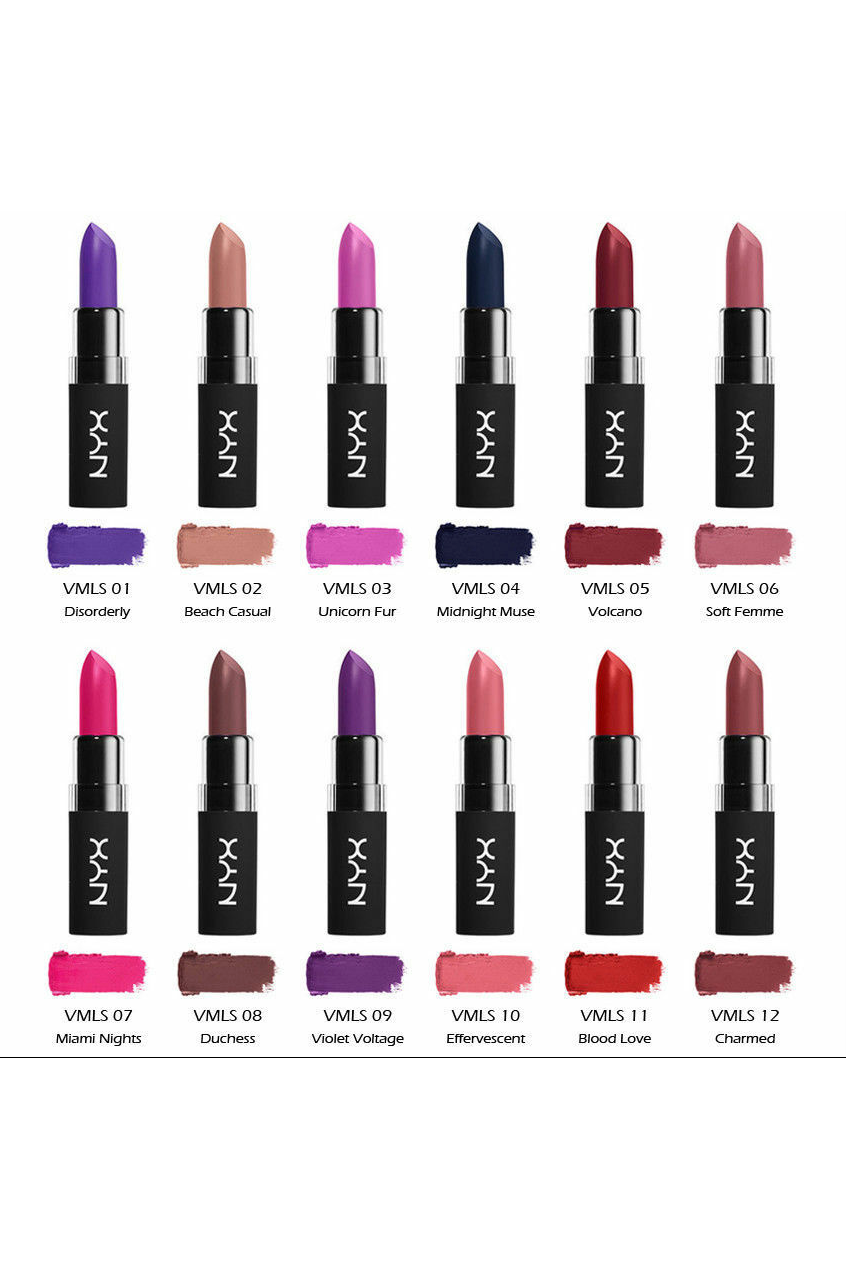 Buy NYX Velvet Matte Lipstick - Violet Voltage in Pakistan
