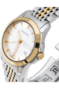 Buy Gucci Women's Swiss Made Quartz Stainless Steel Mother of Pearl Dial 27mm Watch YA126514 in Pakistan
