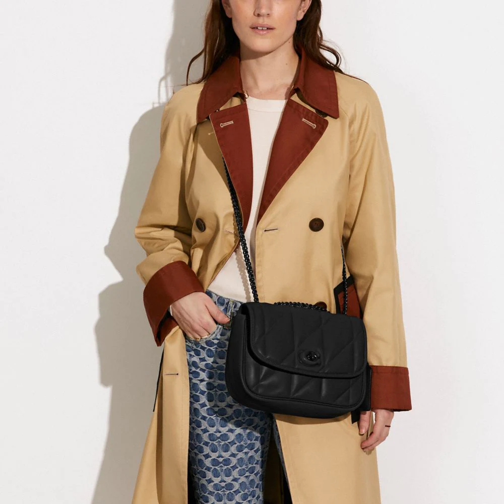 Buy Coach Pillow Maddison Shoulder With Quilting Bag Small - Black in Pakistan