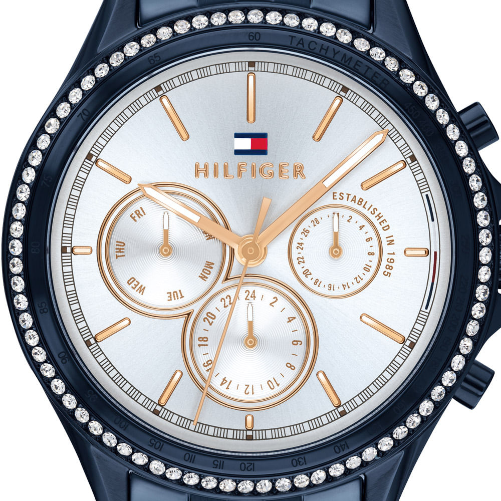 Buy Tommy Hilfiger Quartz Stainless Steel Blue Dial 38mm Watch for Women - 1782003 in Pakistan