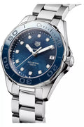 Buy Tag Heuer Aquaracer Blue Dial Silver Steel Strap Watch for Women - WAY131L.BA0748 in Pakistan