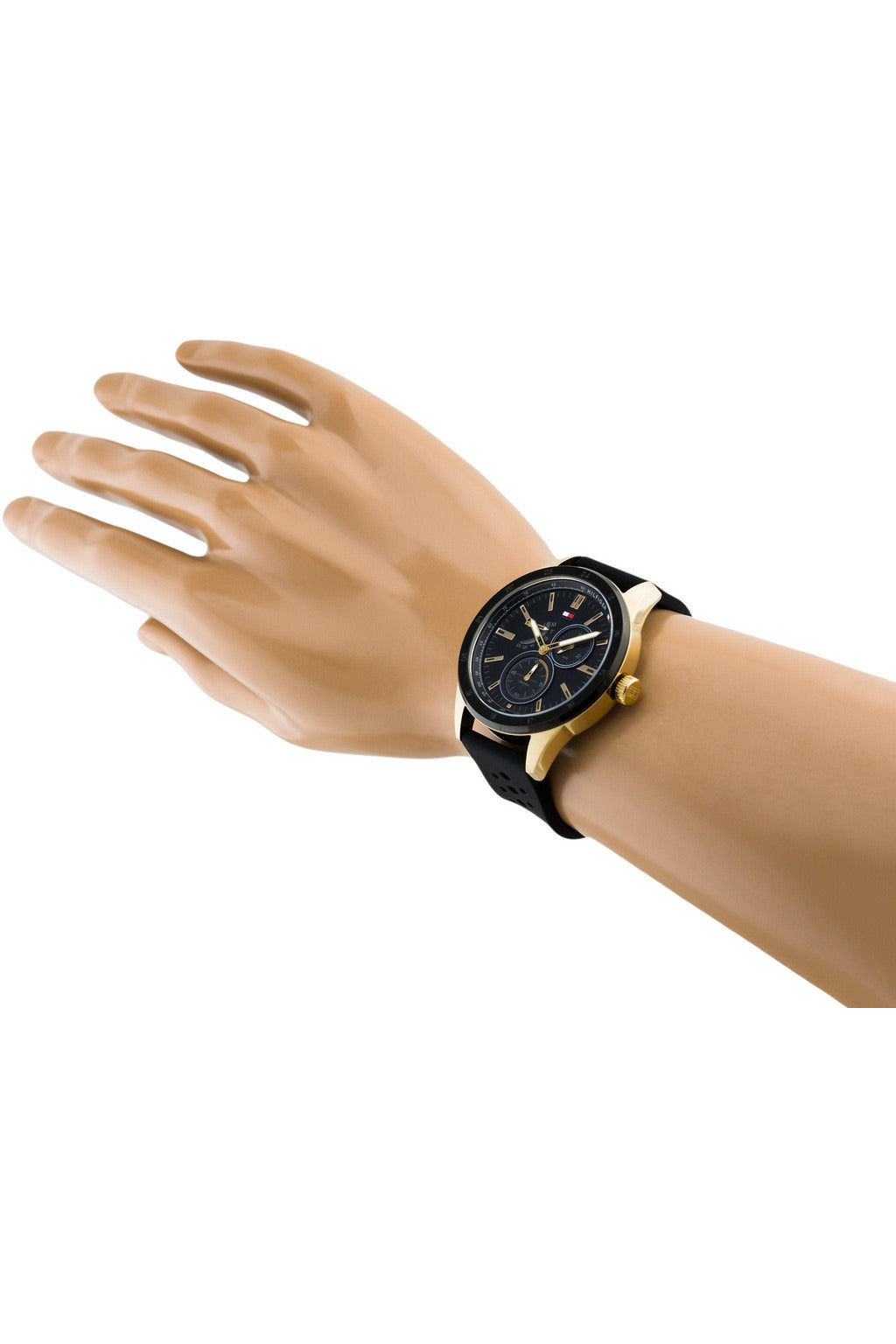 Buy Tommy Hilfiger Quartz Black Silicone Strap Black Dial 44mm Watch for Men - 1791636 in Pakistan