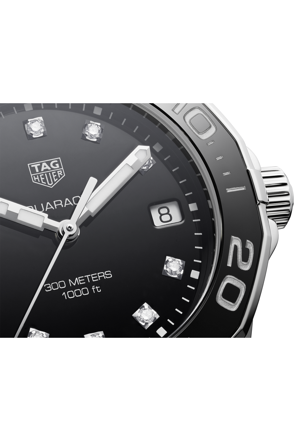 Buy Tag Heuer Aquaracer Quartz Black Dial Two Tone Steel Strap Watch for Women - WAY131C.BA0913 in Pakistan