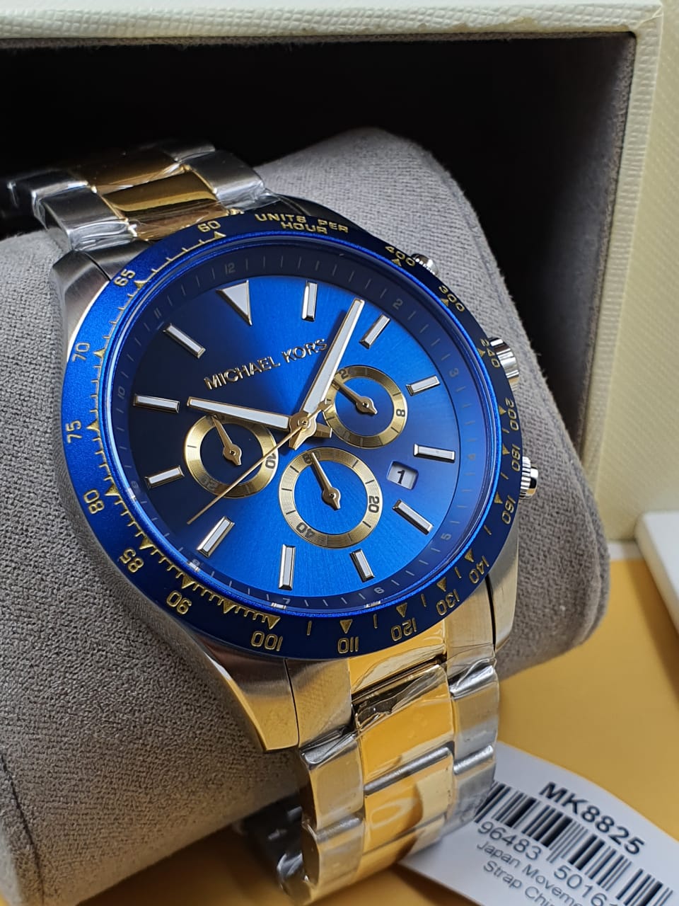 Buy Michael Kors Mens Quartz Stainless Steel Blue Dial 45mm Watch - Mk8825 in Pakistan