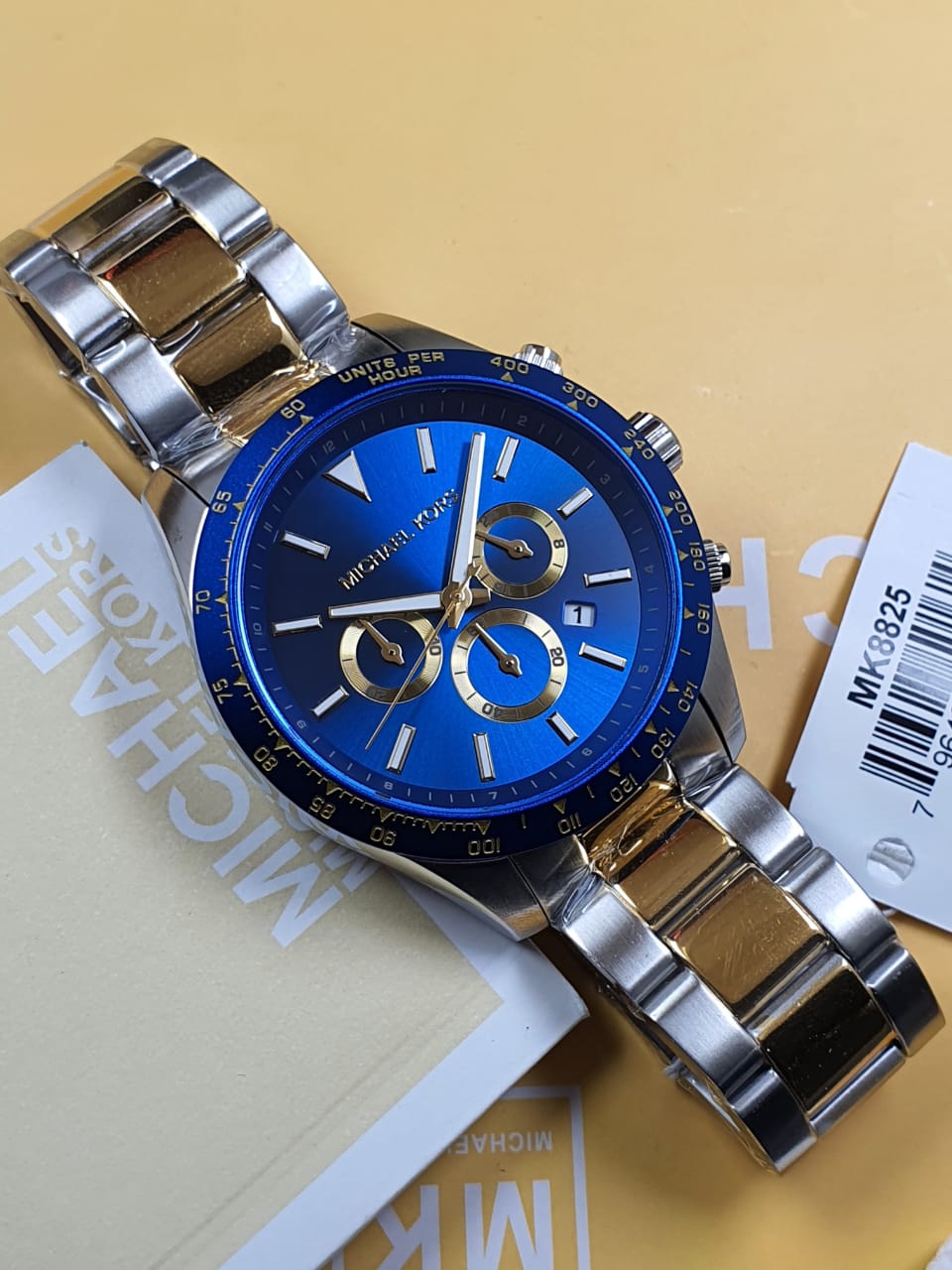 Buy Michael Kors Mens Quartz Stainless Steel Blue Dial 45mm Watch - Mk8825 in Pakistan