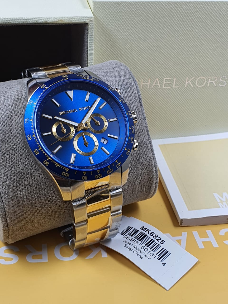 Buy Michael Kors Mens Quartz Stainless Steel Blue Dial 45mm Watch - Mk8825 in Pakistan