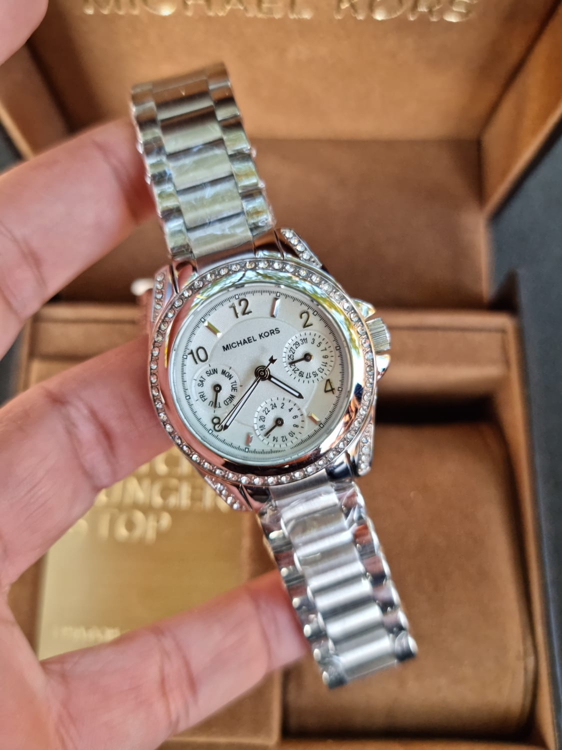 Buy Michael Kors Womens Analog Blair Silver Stainless Steel Silver Dial 33mm Watch - Mk5612 in Pakistan