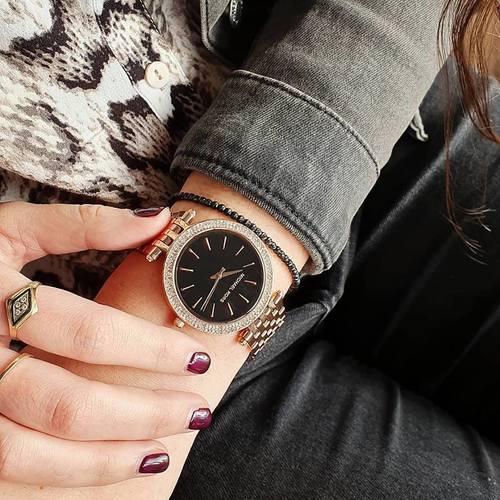 Buy Michael Kors Women’s Quartz Stainless Steel Black Dial 38mm Watch - MK3402 in Pakistan