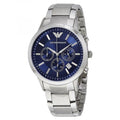 Buy Emporio Armani Men's Chronograph Quartz Stainless Steel Blue Dial 41mm Watch AR2448 in Pakistan