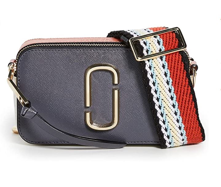 Buy Marc Jacobs The Snap Shot Bag Small - Cylinder Gray Multi in Pakistan