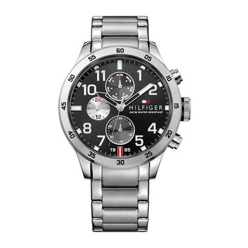 Buy Tommy Hilfiger Mens Quartz Stainless Steel Black Dial 46mm Watch - 1791141 in Pakistan