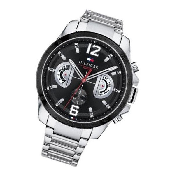Buy Tommy Hilfiger Quartz Stainless Steel Black Dial 46mm Watch for Men - 1791472 in Pakistan