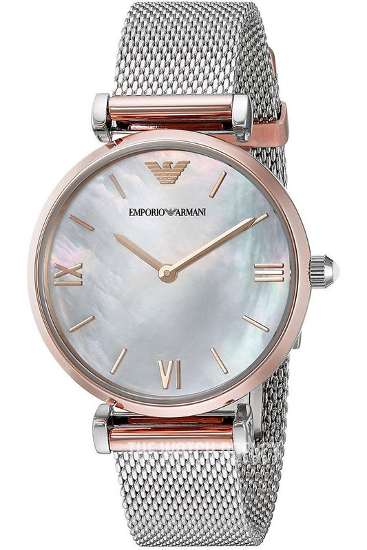 Buy Emporio Armani Women's Analog Stainless Steel Mother of pearl Dial 32mm Watch AR2067 in Pakistan