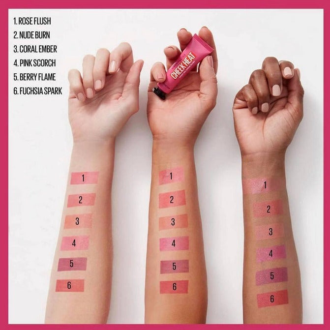 Buy Maybelline Cheek Heat Gel Cream Blush in Pakistan