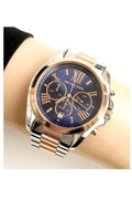 Buy Michael Kors Mens Chronograph Quartz Stainless Steel Blue Dial 43mm Watch - 5606 in Pakistan
