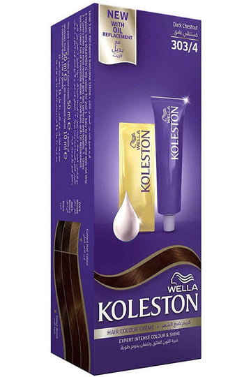 Buy Wella Koleston Semi Kits 303/4 Dark Chestnut AP DEM in Pakistan