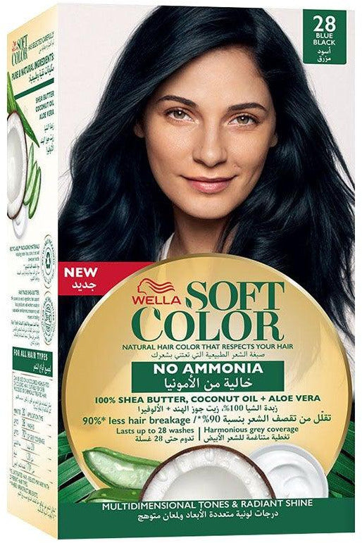 Buy Wella Soft Kit 28 Blue Black - 125ml in Pakistan