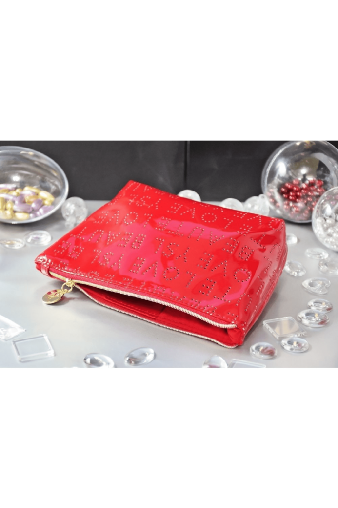 Buy Yves Saint Laurent Beaute Love Cosmetic Bag - Red in Pakistan