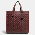 Buy Coach Field Tote In Signature Leather Bag Large - Wine in Pakistan