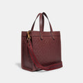 Buy Coach Field Tote In Signature Leather Bag Large - Wine in Pakistan