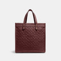 Buy Coach Field Tote In Signature Leather Bag Large - Wine in Pakistan