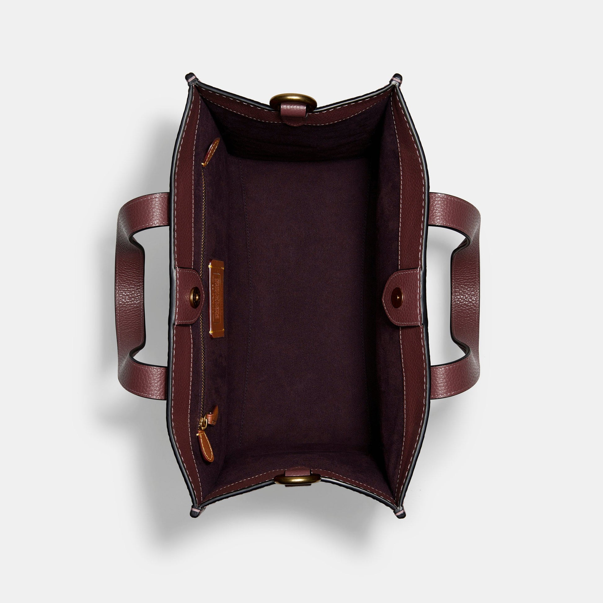 Buy Coach Field Tote In Signature Leather Bag Large - Wine in Pakistan