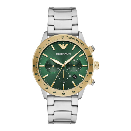 Buy Emporio Armani Menβs Quartz Stainless Steel Green Dial 43mm Watch - AR11454 in Pakistan
