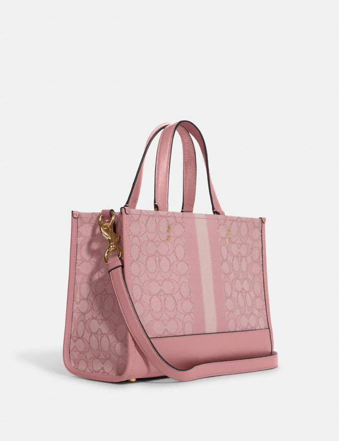 Buy Coach Dempsey Carryall In Signature Jacquard With Stripe And Coach Patch Bag Small in Pakistan