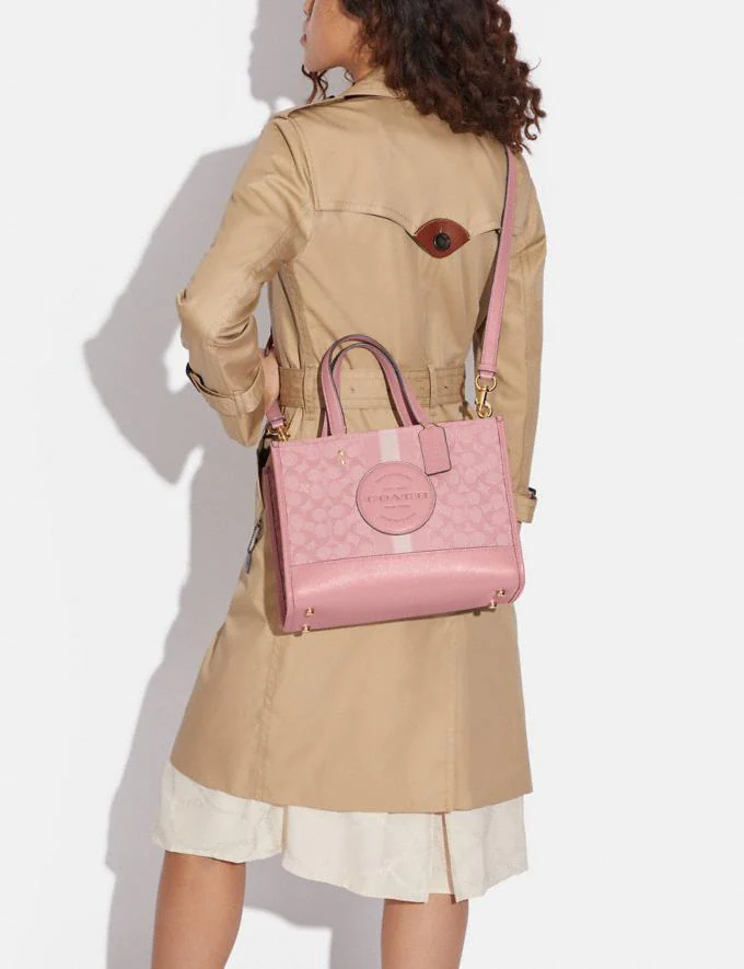 Buy Coach Dempsey Carryall In Signature Jacquard With Stripe And Coach Patch Bag Small in Pakistan