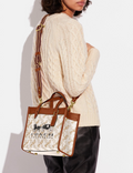 Buy Coach Field Tote In Signature Canvas With Horse And Carriage Print Bag Small - Beige in Pakistan