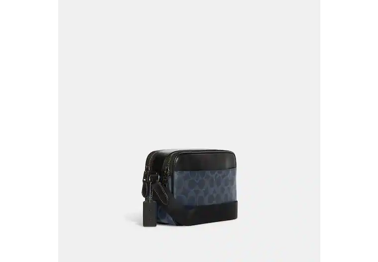 Buy Coach Graham Crossbody In Blocked Signature Canvas With Varsity Stripe Small Bag in Pakistan