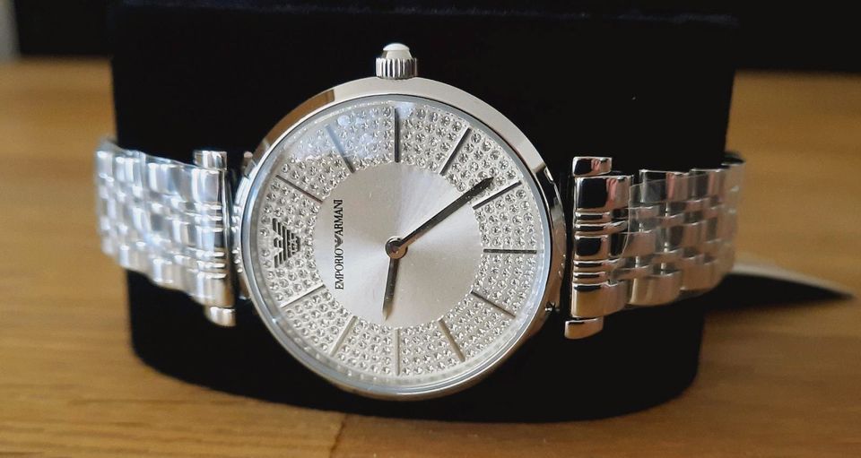 Buy Emporio Armani Womens Quartz Silver Stainless Steel Silver Dial 32mm Watch - Ar11445 in Pakistan