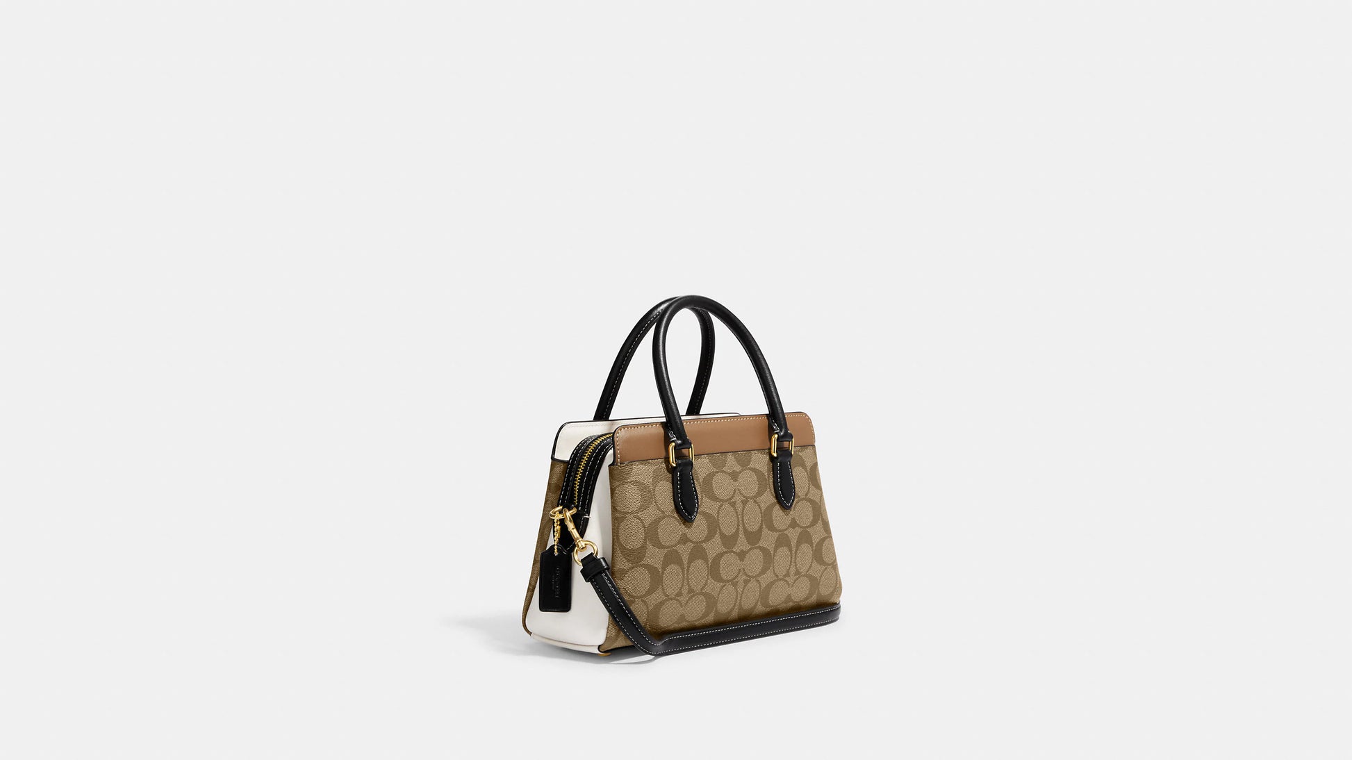 Buy Coach Mini Darcie Carryall in Signature Canvas Bag Small in Pakistan